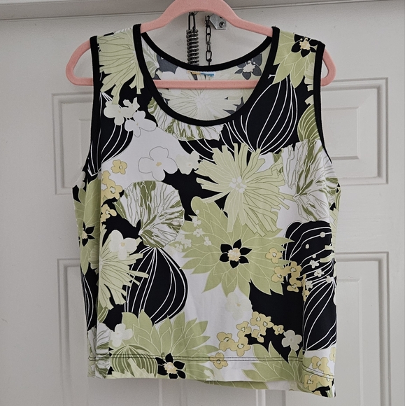 2 pc Floral Blouse & Shell - Picture 3 of 7